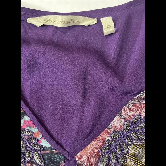 Soft Surroundings All Together Patchwork Dress Boho Hippie Fall Y2K XS - Picture 8 of 9